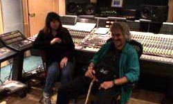 11.10.2003 Michael Kamen (5 tygodni przed swoją śmiercią) i Kate Bush w Abbey Road Studio 2