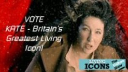 The Culture Show - Living Icons... Kate Bush na pozycji 7 !!! Zdjęcie z teledysku 'King of the Mountain'