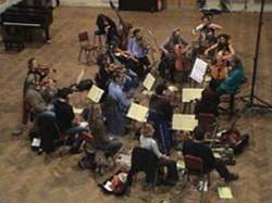 London Metropolitan Orchestra podczas sesji nagraniowej nowego albumu Kate