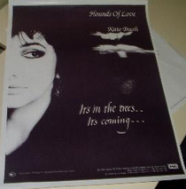 Hounds Of Love (plakat reklamujący singiel)