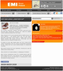 Info ze strony EMI Music Poland